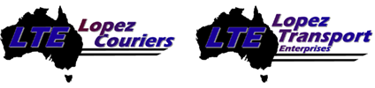 Lopez Couriers Logo and Lopez Transport Enterprises Logo